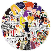 Hocus pocus Horror Halloween Witch 50PCS Waterproof Stickers